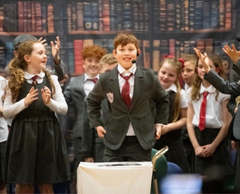 Deanburn pupils perform Matilda